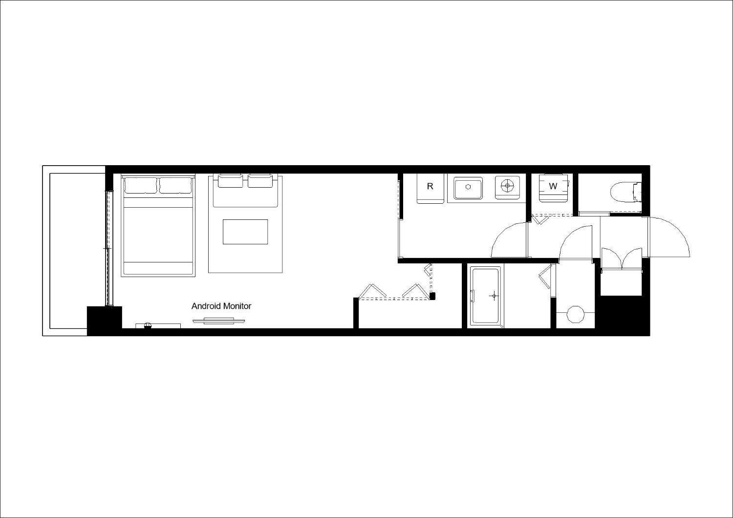 Axia Apartment Osaka Room photo